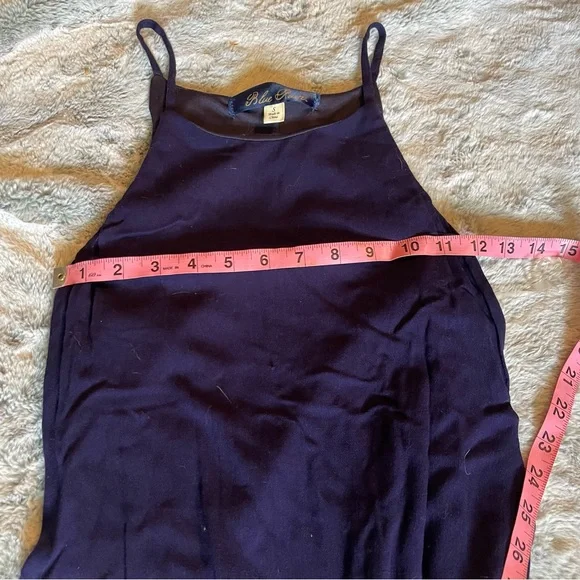 Francesca’s Collection Blue Rain Boho Tie Dye Midi Draped Dress - SMALL - Picture 8 of 10